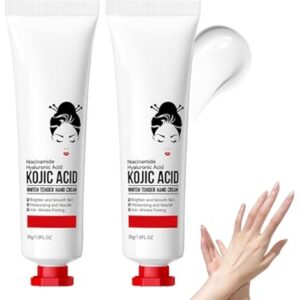 2pcs kojic acid hand cream hand cream with hyaluronic acid and niacinamide moisturizes hands nonstic 319.2
